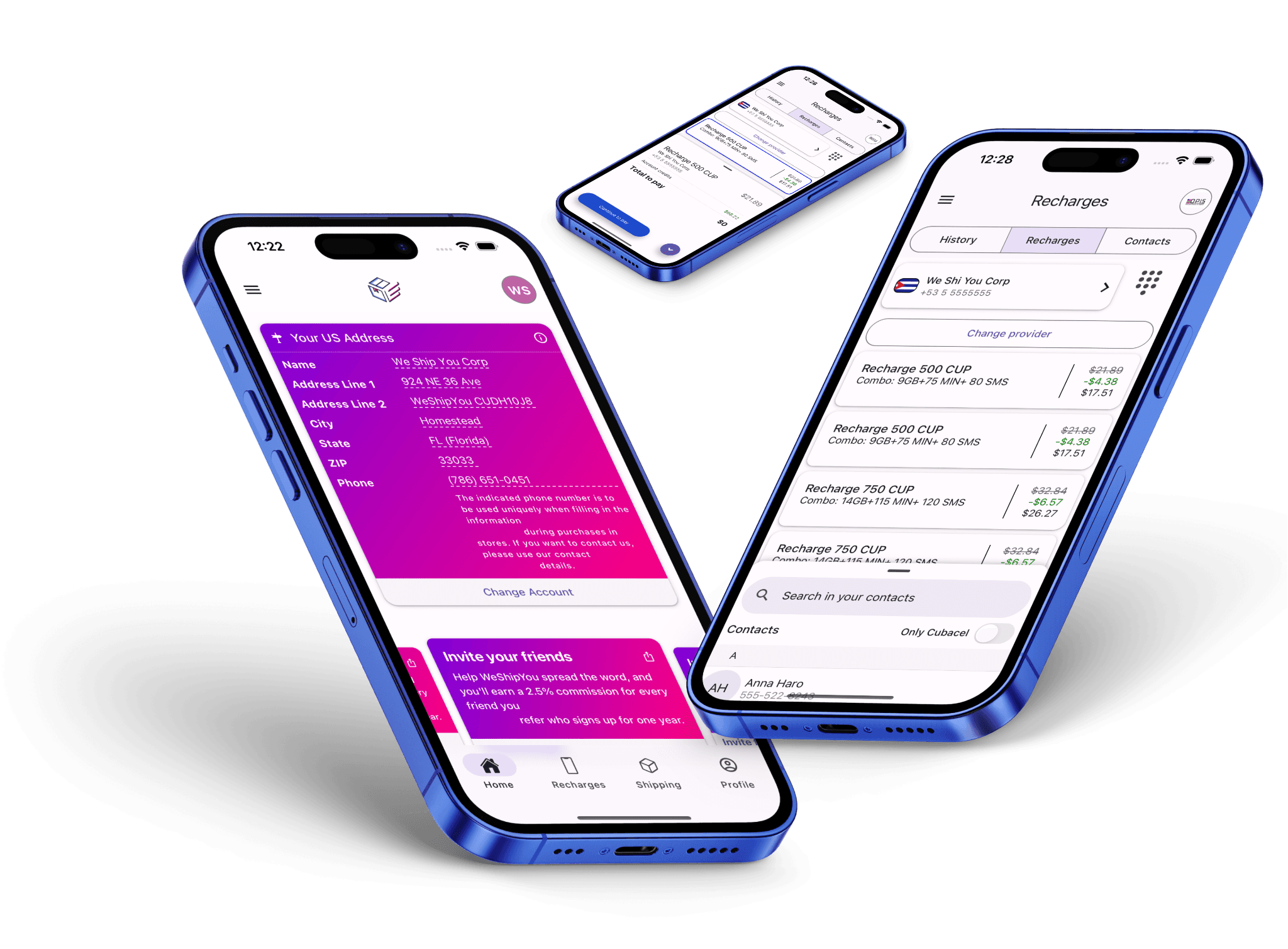 App WeShipYou - Dirección en EE.UU. y envíos internacionales