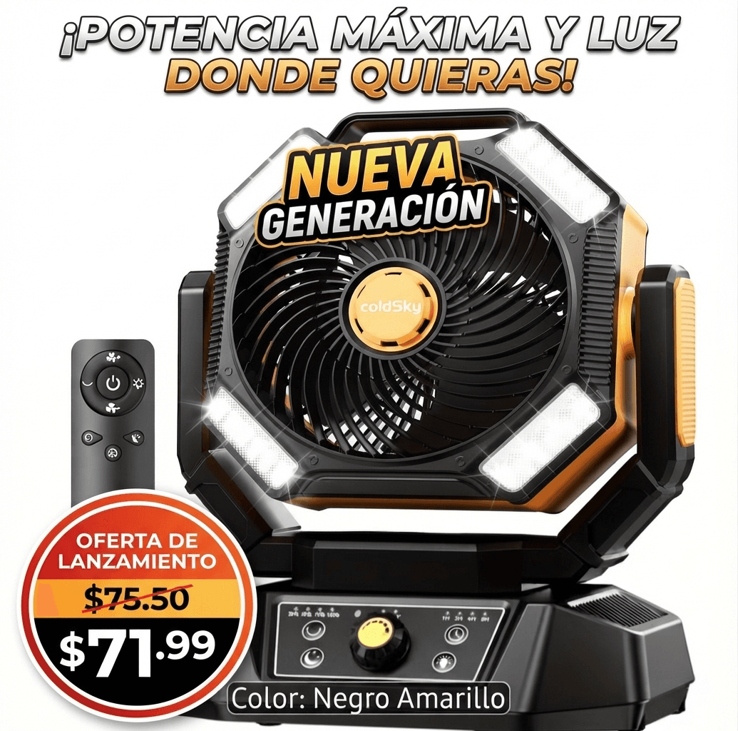 Ventilador portátil COLDSKY de 40000 mAh