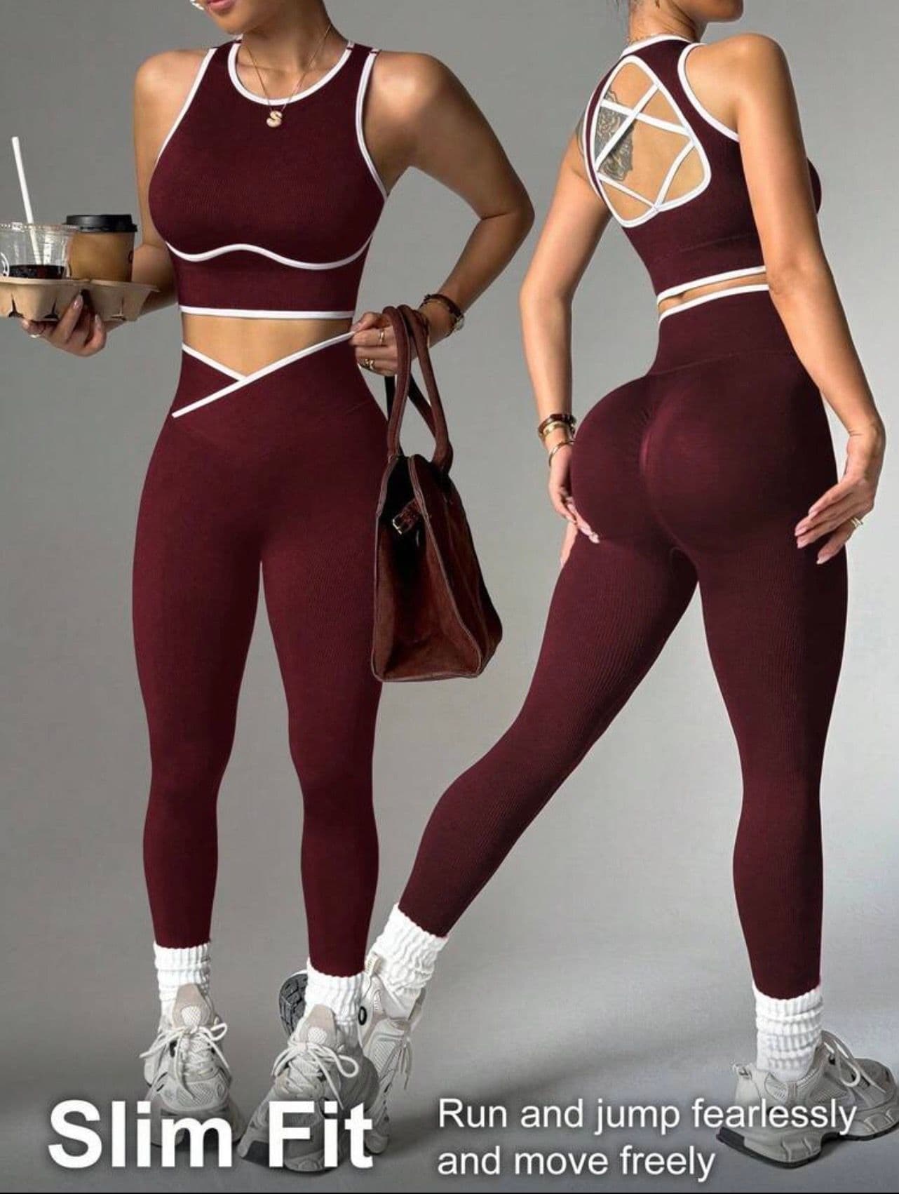 4 conjuntos deportivos para mujer/GYM.