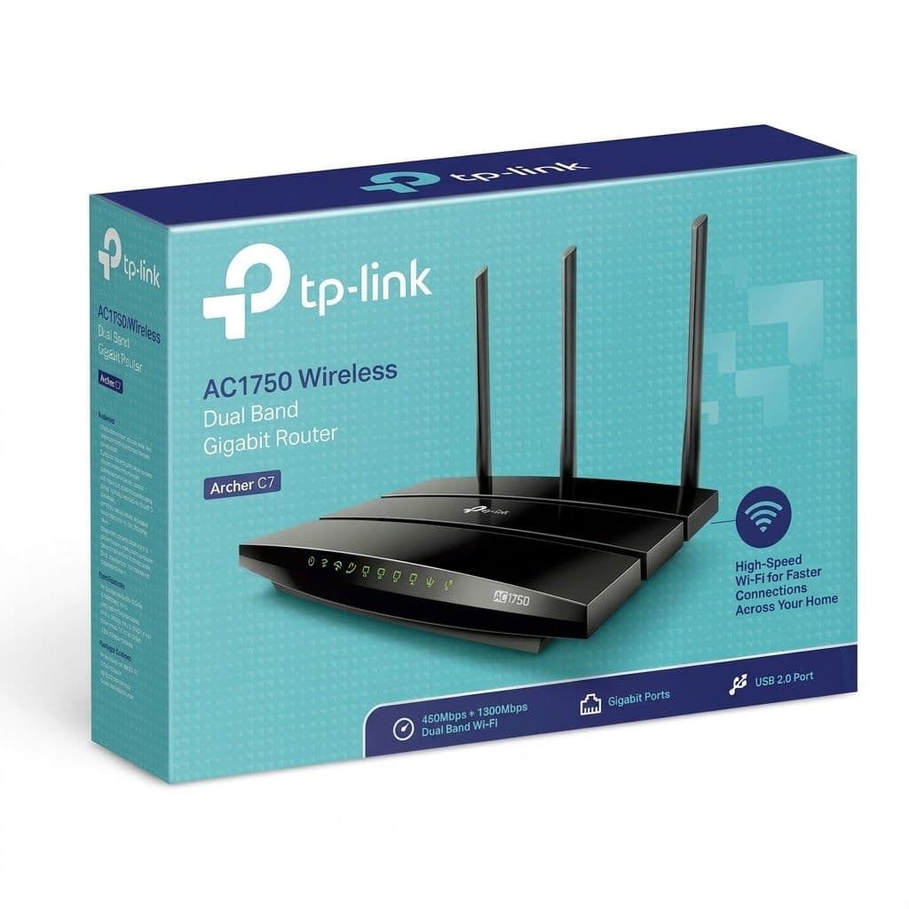 TP-Link AC1750 Mesh Wi-Fi Router (Archer C7)
