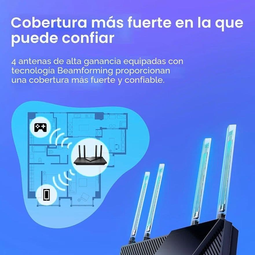 TP-Link AX1800 WiFi 6 Router (Archer AX21) – Dual-Band Wireless Internet, Gigabit, Easy Mesh, Works with Alexa