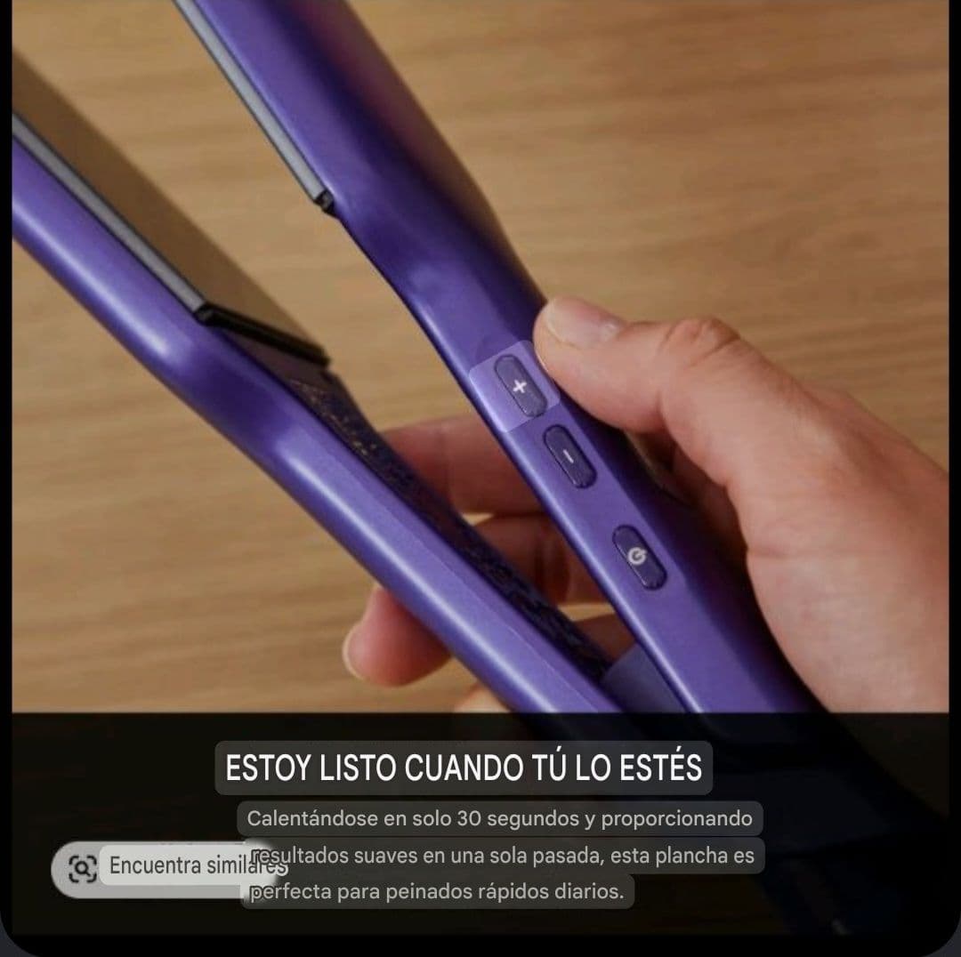 Remington Gloss Finishing Hair Tool, purple, retail box packaging, 3X shine boosting technology, ceramic infusion, one pass results