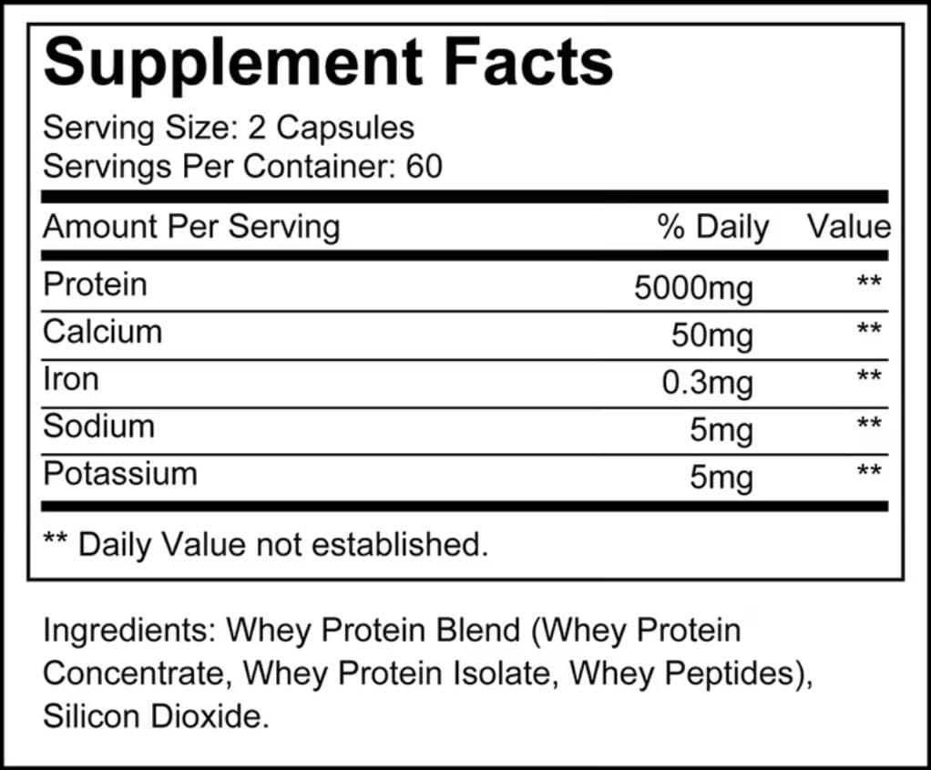 1 bote de proteína whey Didacat Whey Protein 100% Whey Gold, sabor natural/cremoso, envase negro con tapa negra, suplemento alimenticio