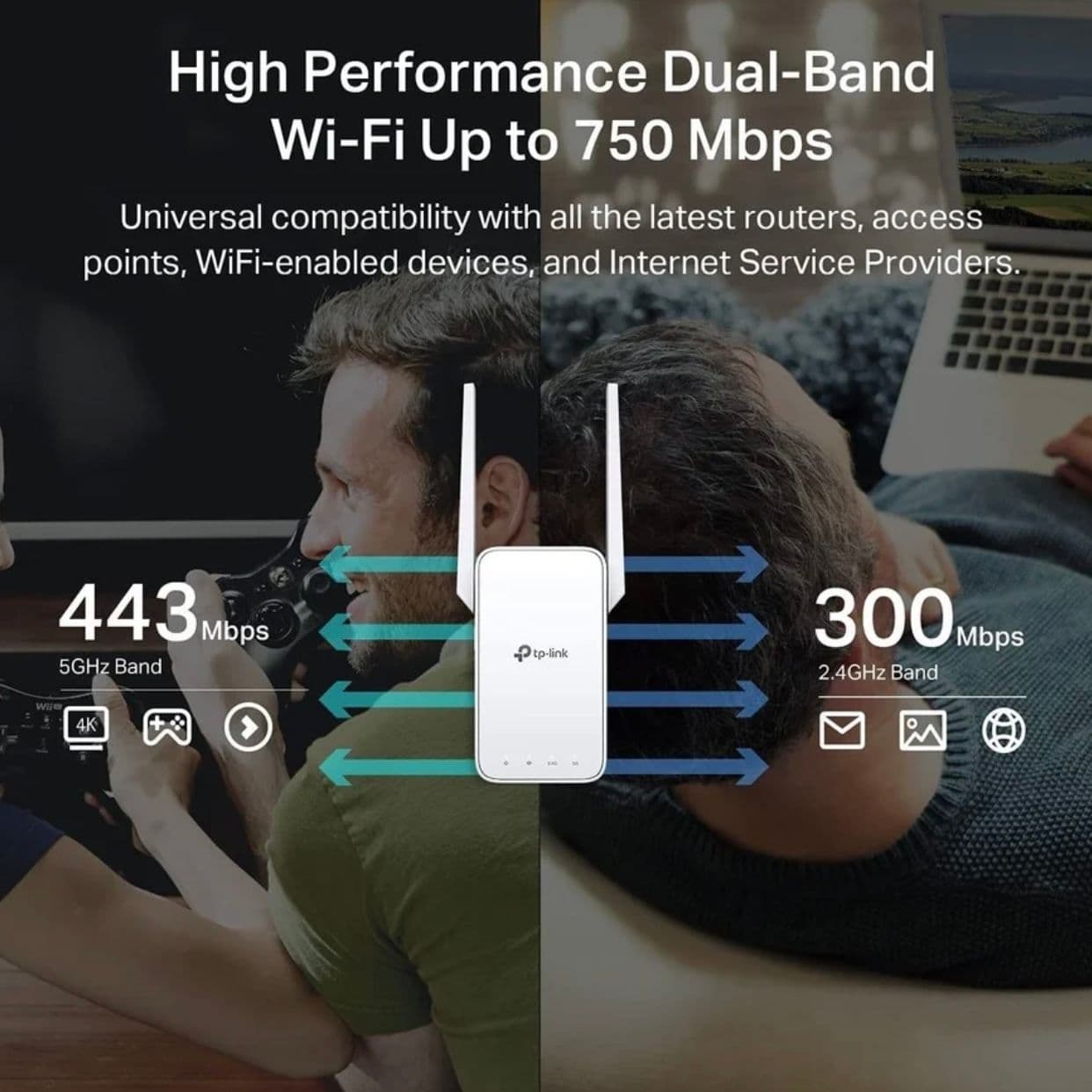 TP-Link WiFi Extender AC750 (RE215)