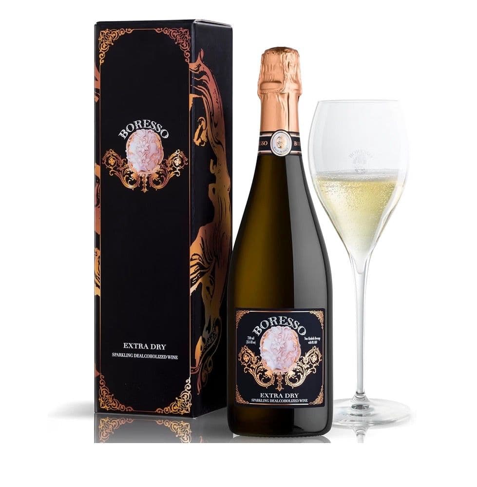 Botella de Vino Blanco Espumoso