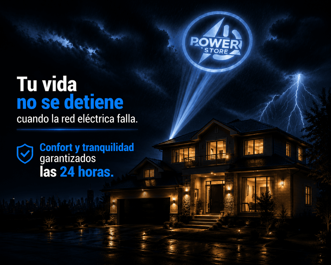 SUMRY Inversor Híbrido 4000W 24VDC a 120VAC para energía solar