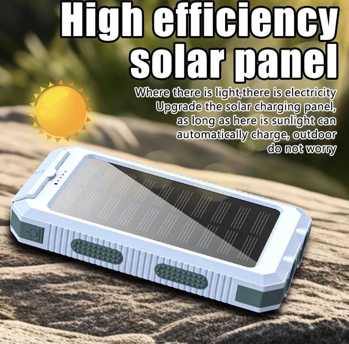 Power Bank con carga solar