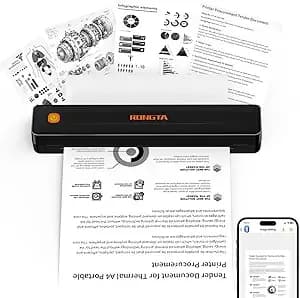 Rongta Wireless Portable Thermal Printers for Travel
