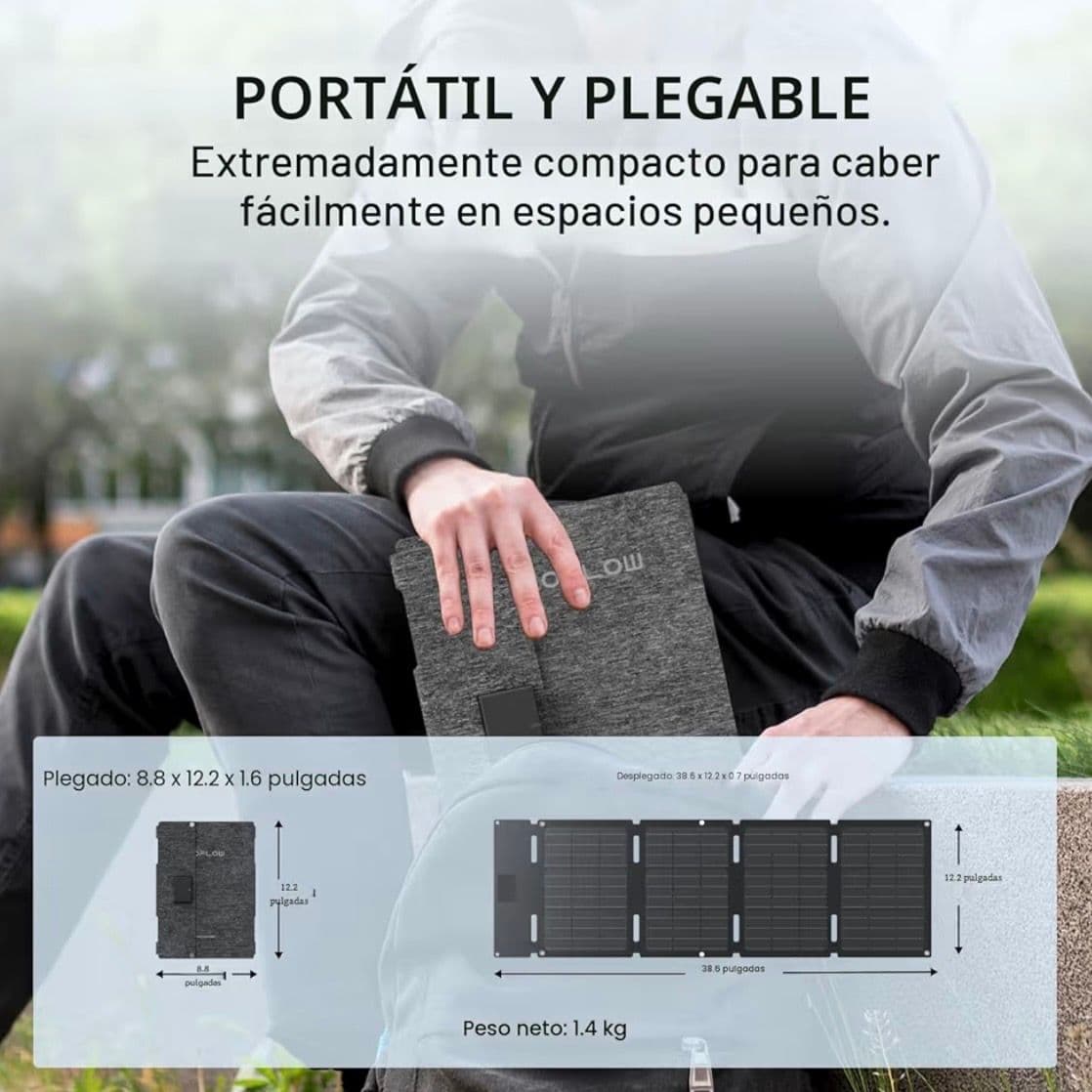 EcoFlow 60W Type C Portable Solar Panel