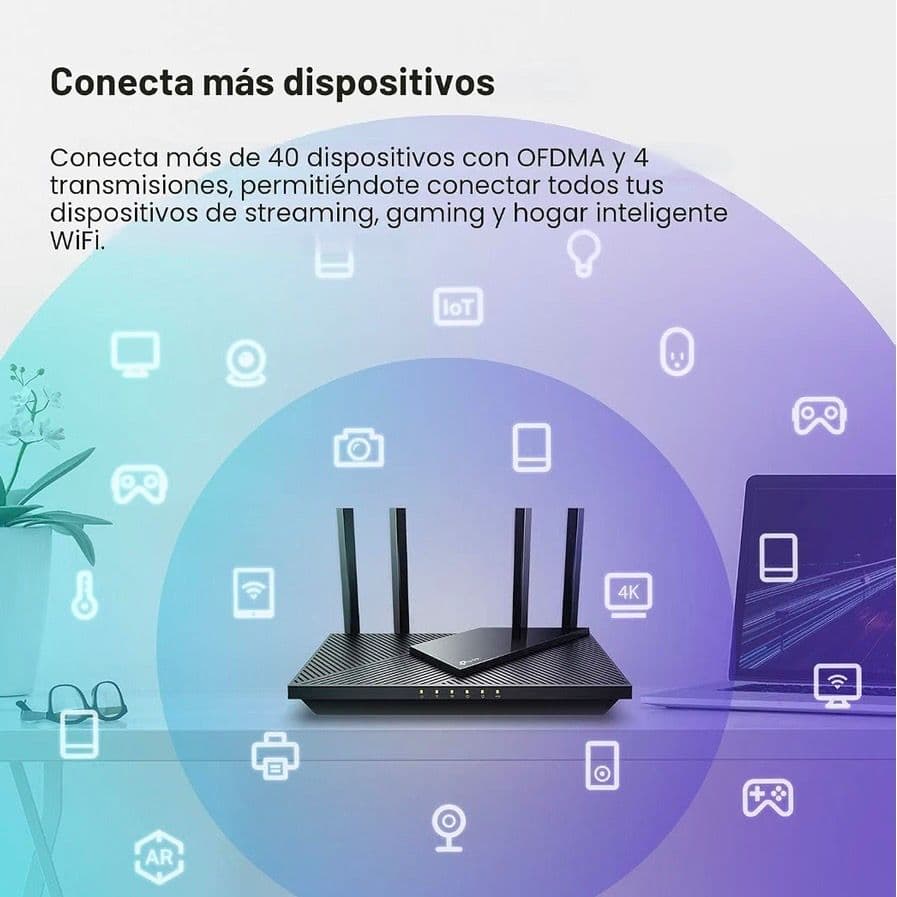 TP-Link AX1800 WiFi 6 Router (Archer AX21) – Dual-Band Wireless Internet, Gigabit, Easy Mesh, Works with Alexa