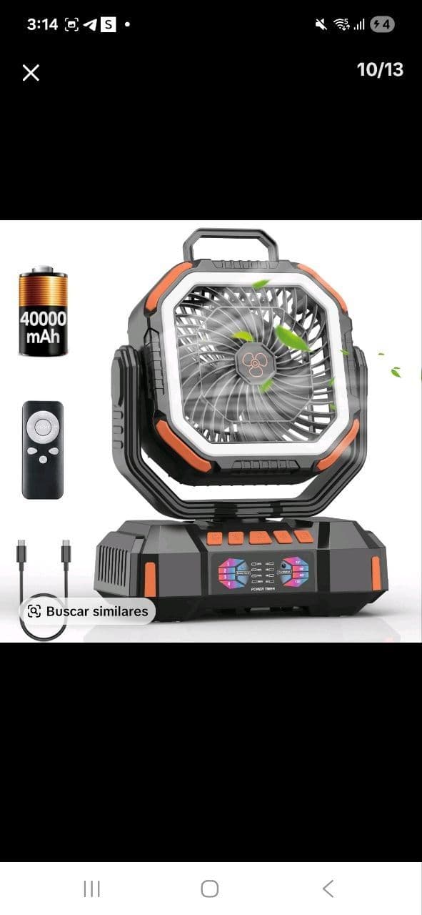 1 Ventiladores 40000Mah