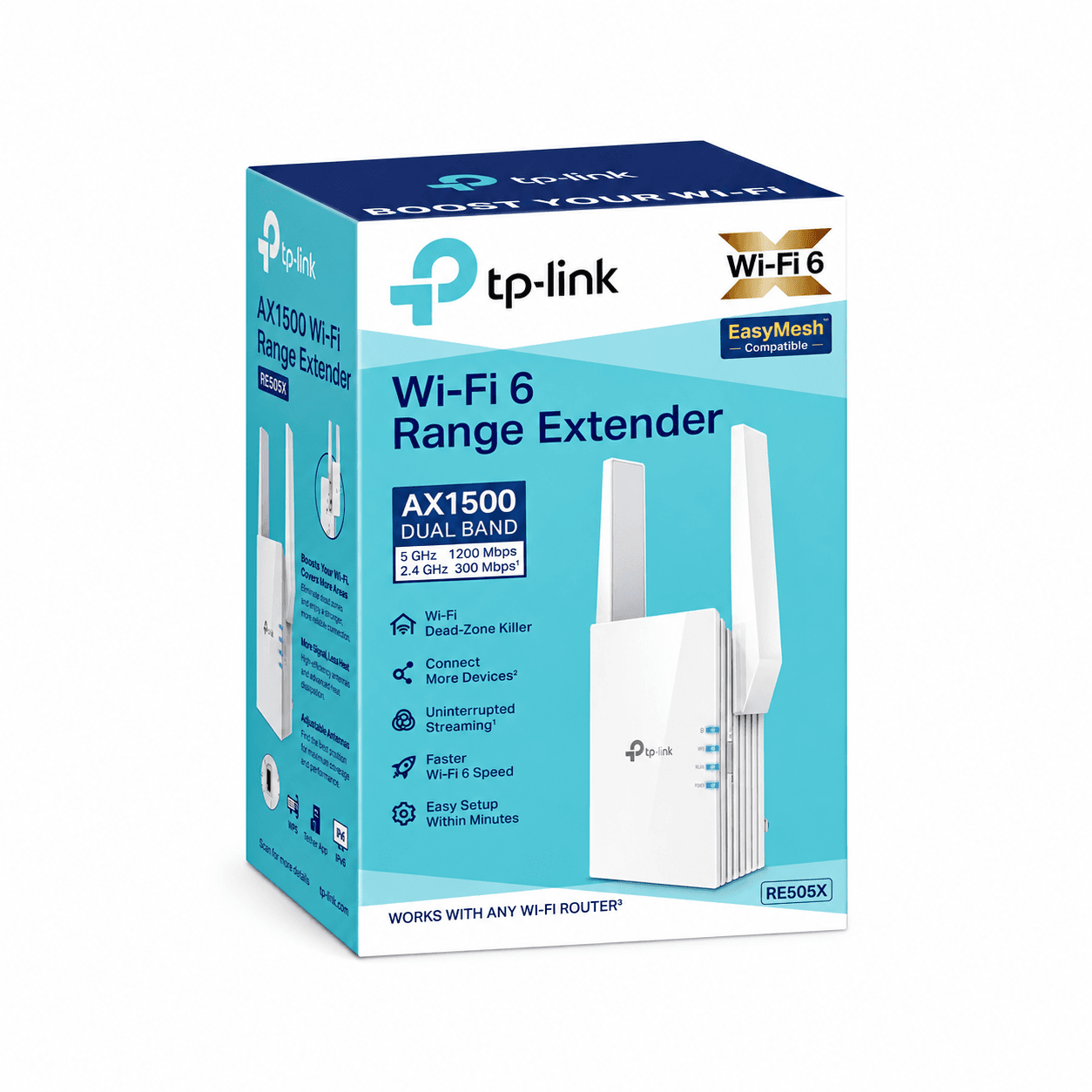TP-Link OneMesh WiFi Repeater AX1500 (RE505X)