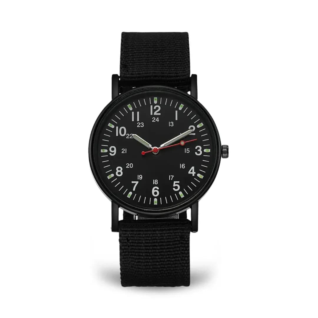 Men's Luminous Quartz Watch, Chronograph Wristwatch, Water-Resistant, Large Dial, Luxury Brand