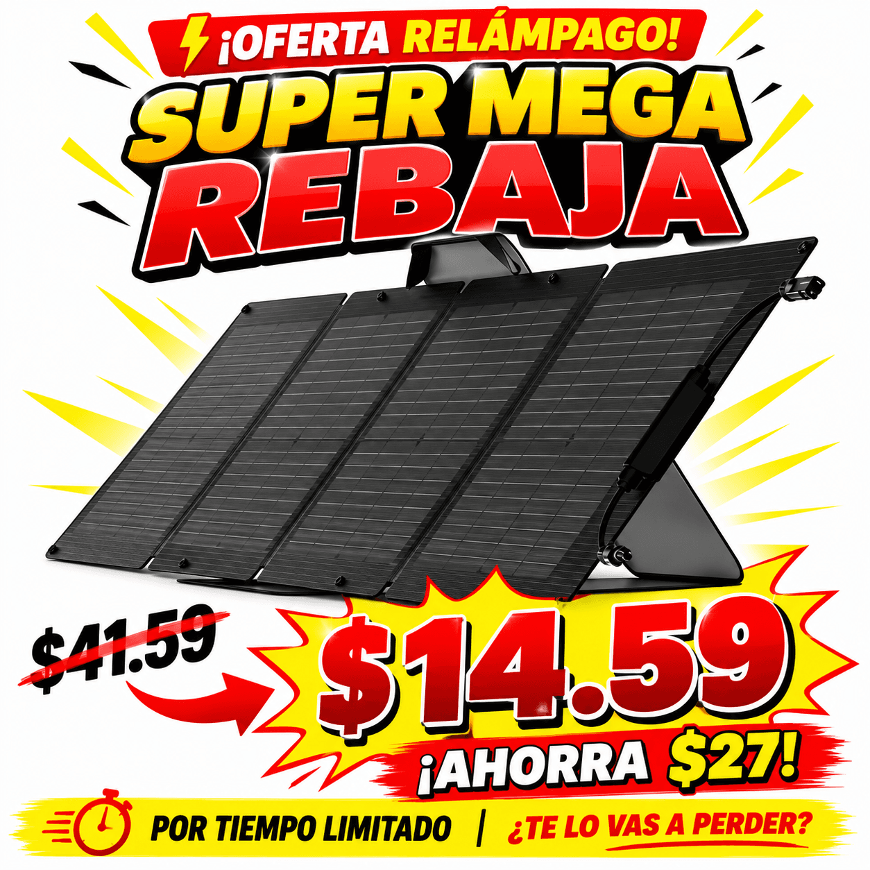 EcoFlow 110W Portable Solar Panel