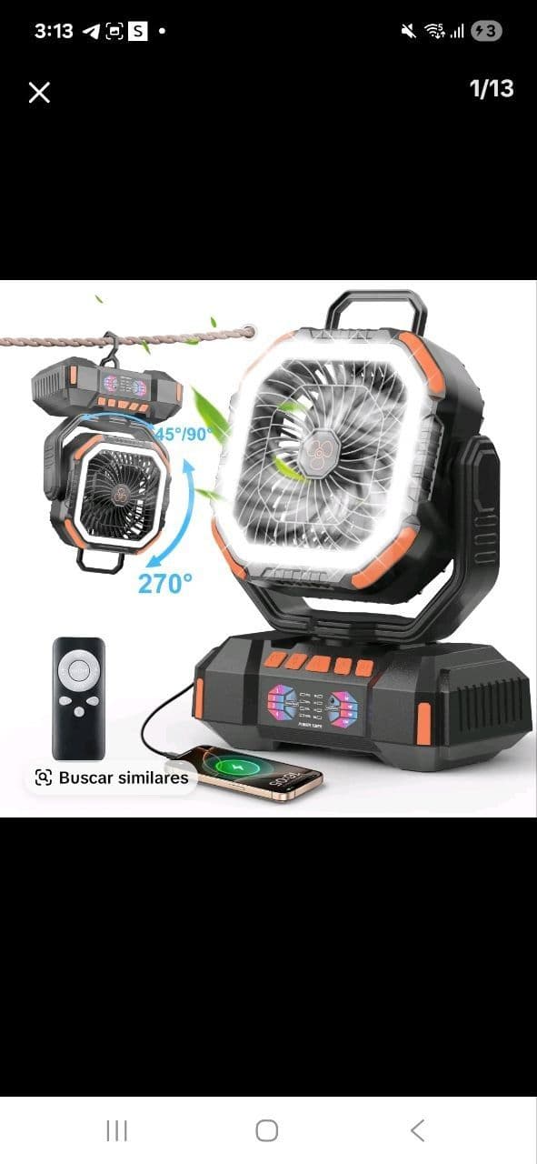 1 Ventiladores 40000Mah