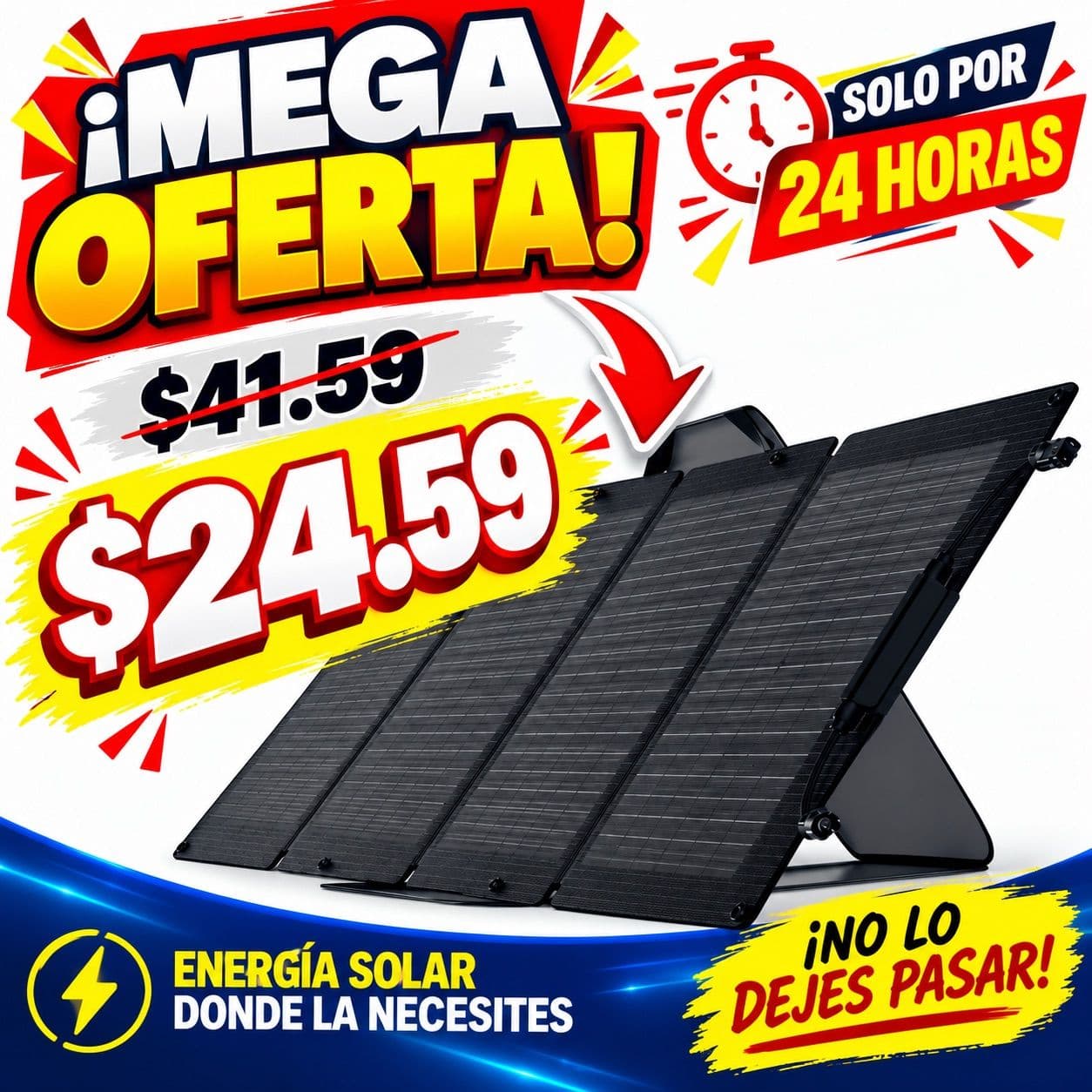 EcoFlow 110W Portable Solar Panel