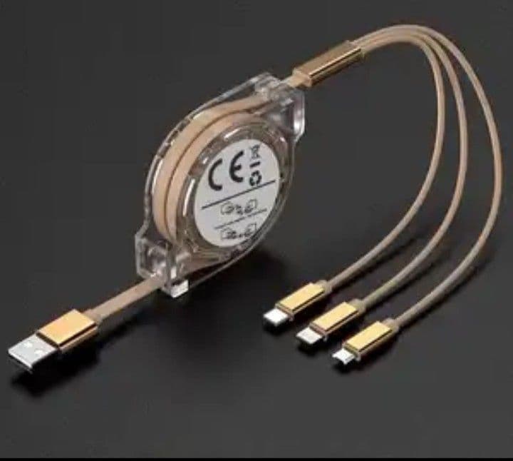Cable de carga USB 3 en 1